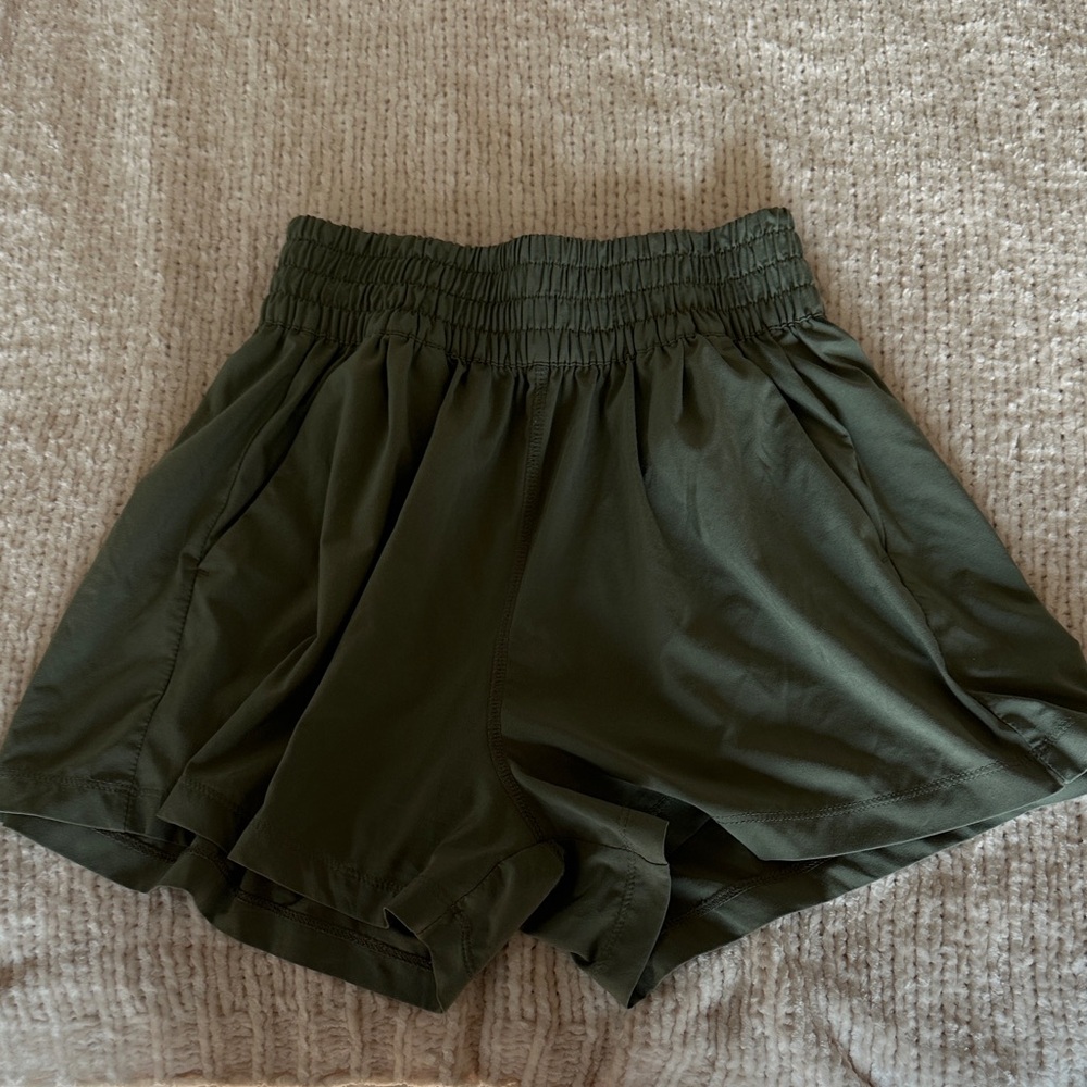 Olive Green Women's Vuori Shorts!
